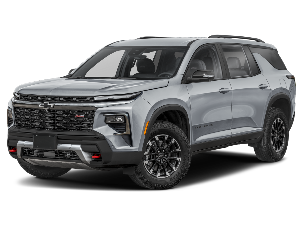 2025 Chevrolet Traverse Z71 in Lakeshore Blue Metallic — front three-quarter view