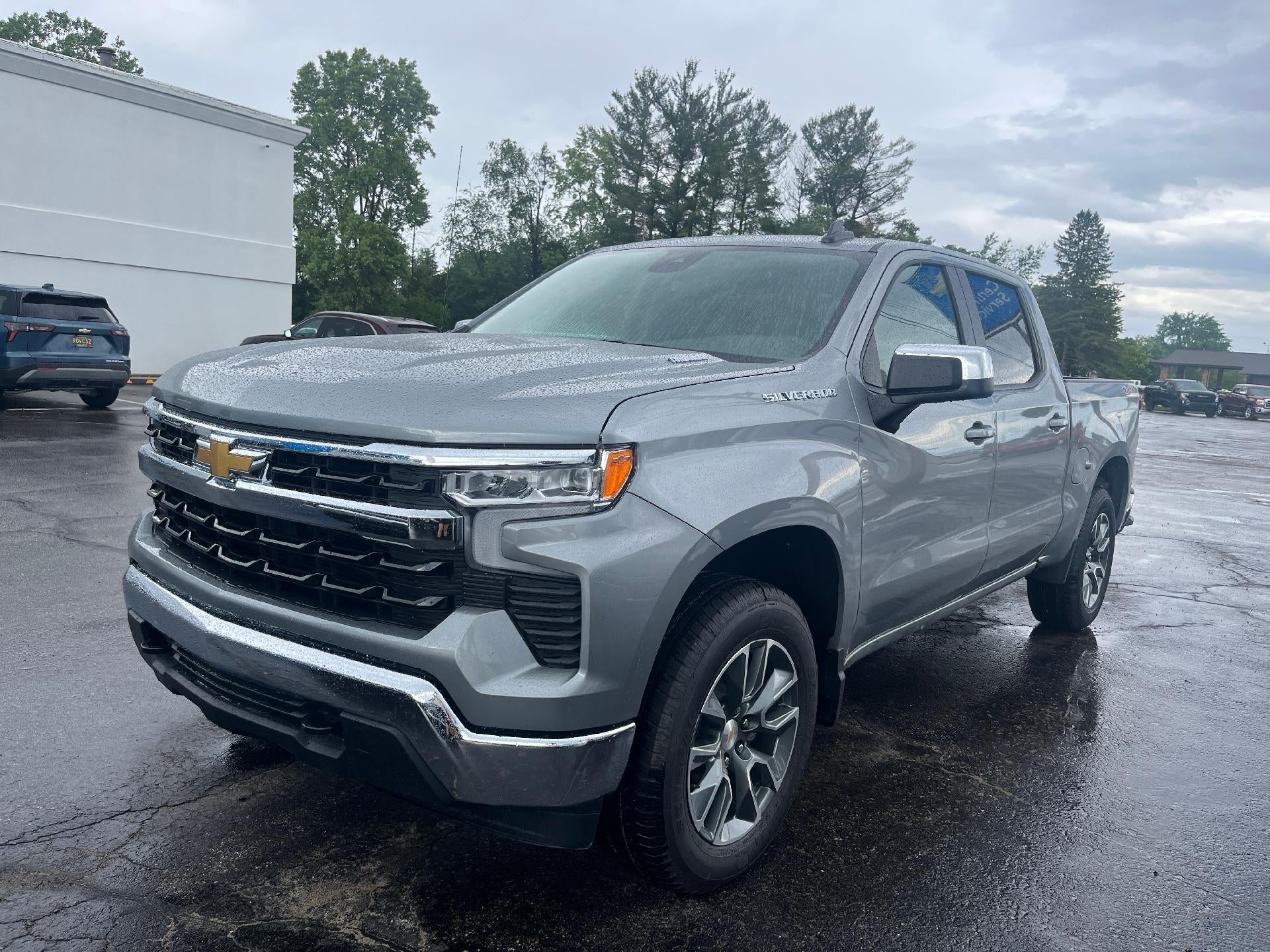 2026 Chevrolet Silverado 1500 LT (2FL) in Sterling Gray Metallic — front three-quarter view